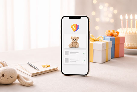 Create a baby gift registry online